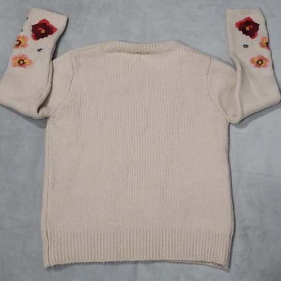[Cliche'] Sweater with Floral Embroidery size S - Picture 4 of 4